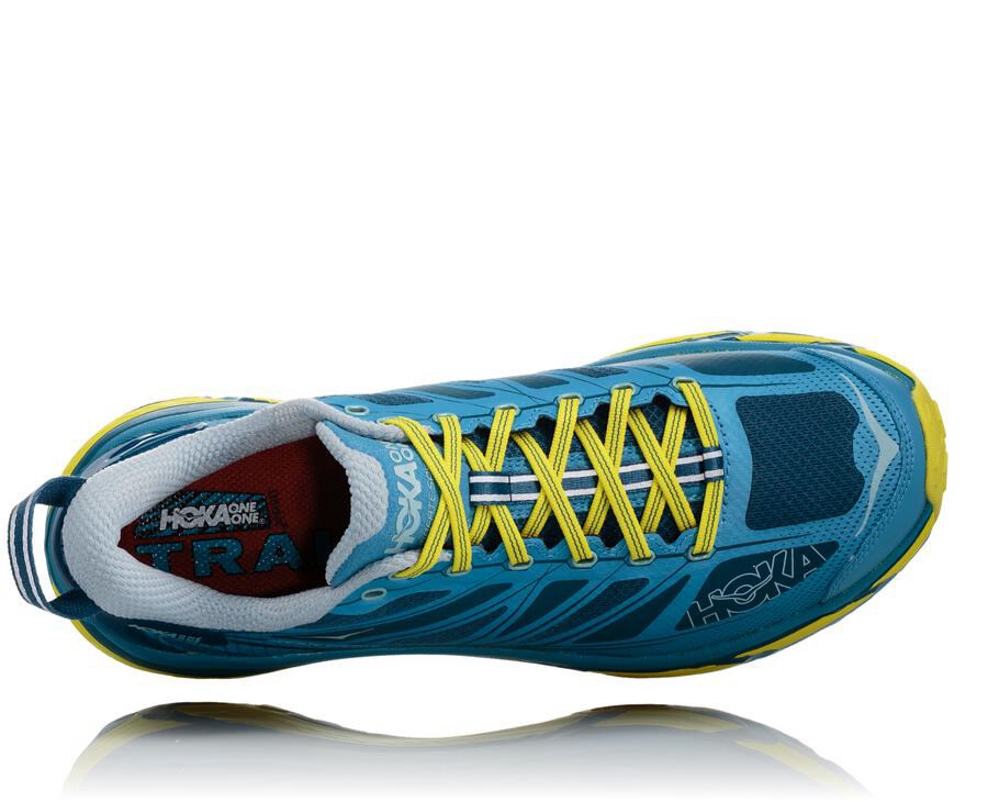 Hoka One One Trailsko Herre - Mafate Speed 2 - Blå - 498071OYH